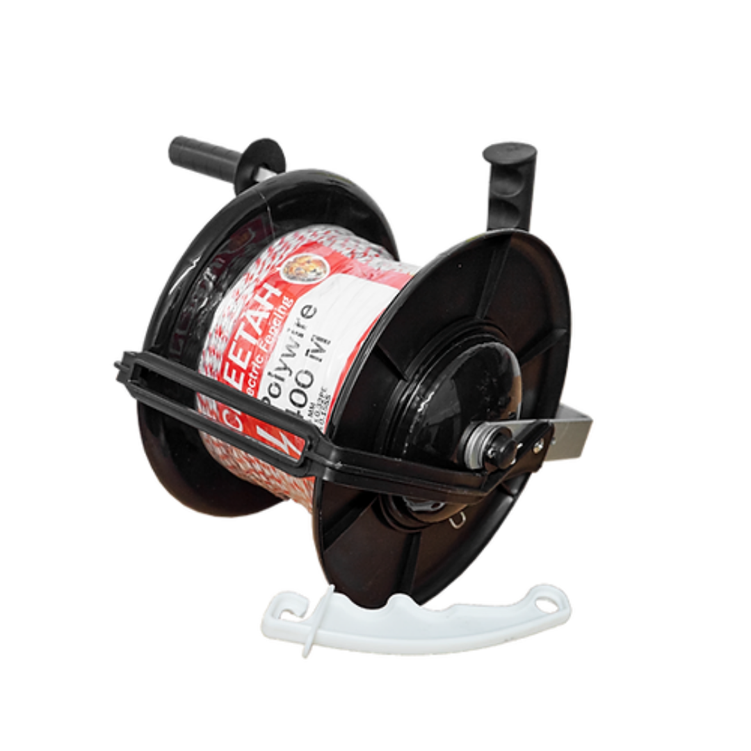 Cheetah Geared Fence Reel Loaded with 400m Polywire