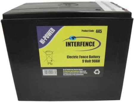 9V 90 Amp Fence Battery